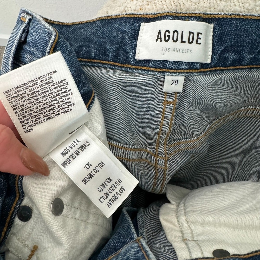 Agolde Vintage Flare High Rise Jeans - Picture 5 of 11